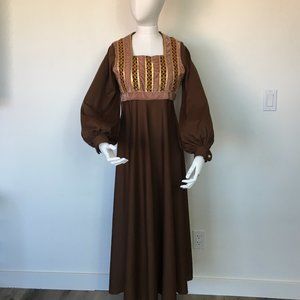 Vintage Empire Waist Renaissance Dress